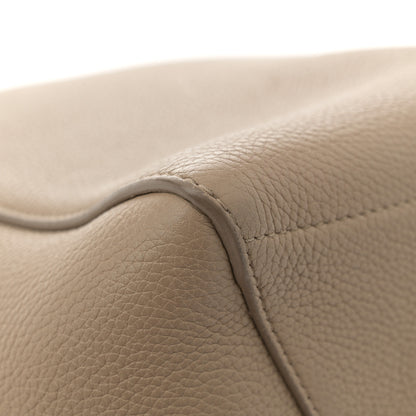 Celine Soft Grained Calfskin Sangle Bucket Bag Dune 10 of 11