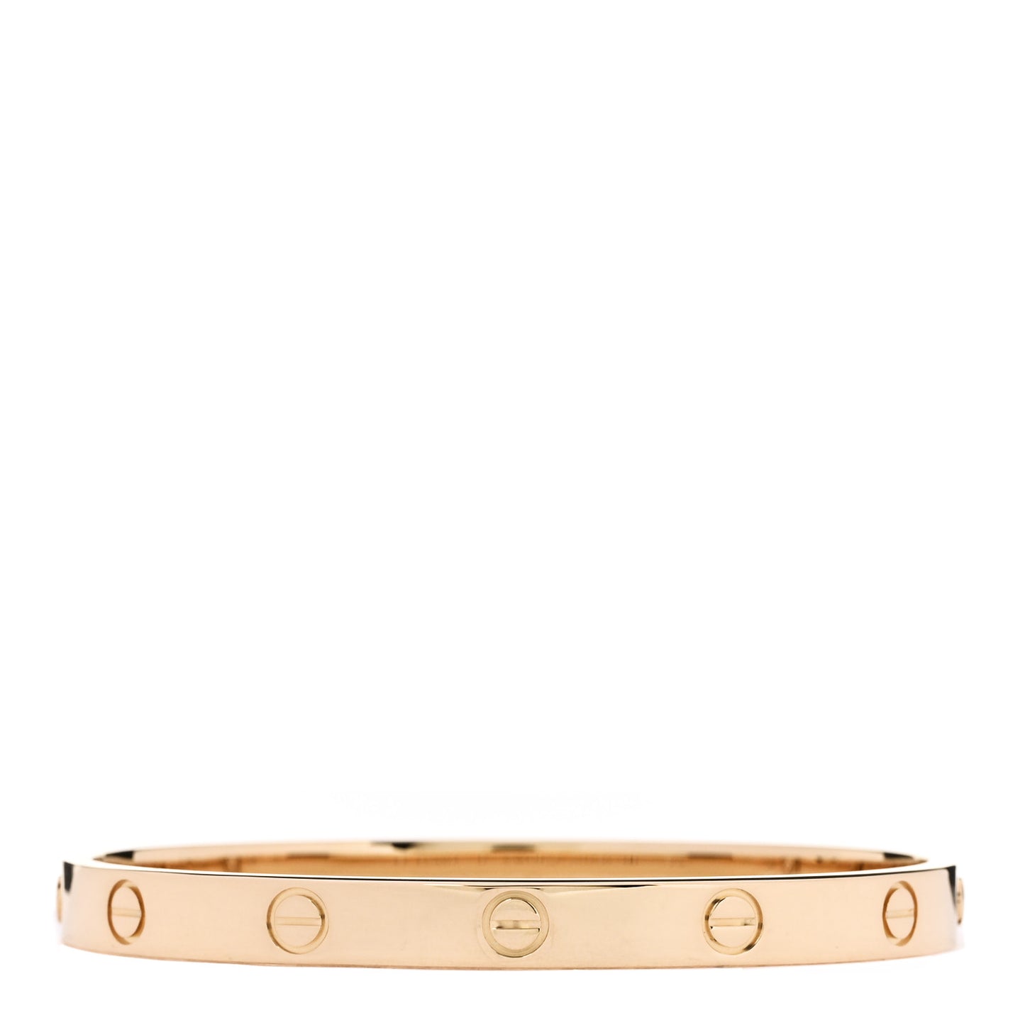 18K Yellow Gold LOVE Bracelet 17