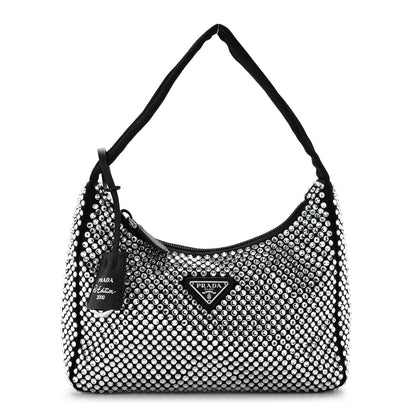 Prada Satin Crystal Mini Re-Edition 2000 Bag Cristal 1 of 8