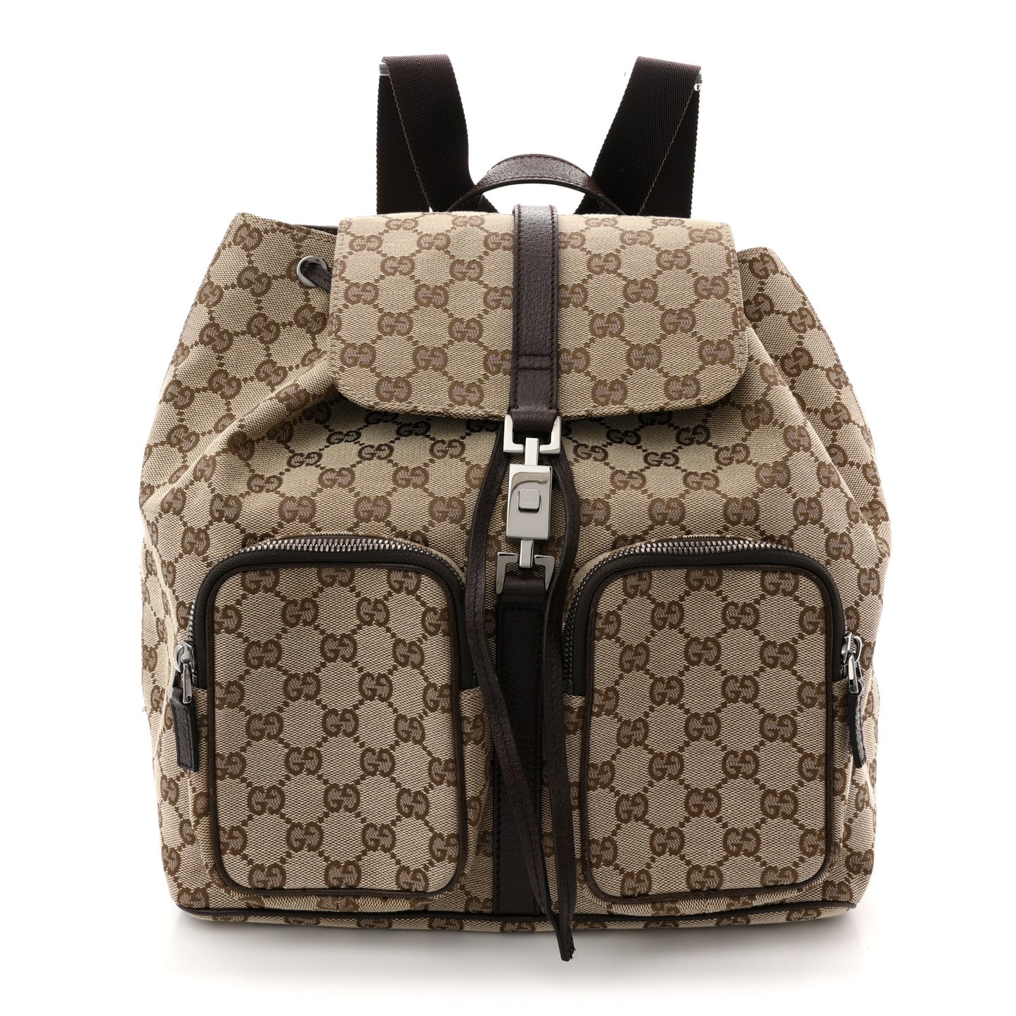 Monogram Backpack Dark Brown