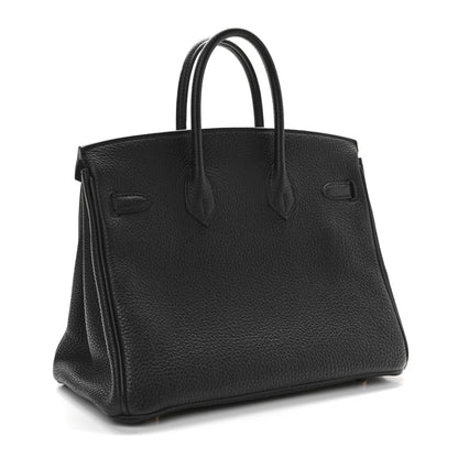 Hermes Togo Birkin 25 Black 3 of 11