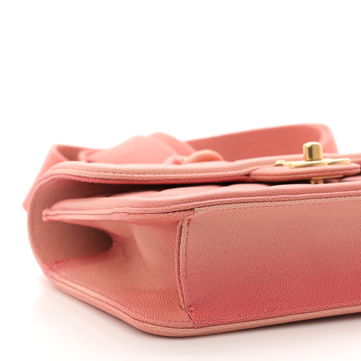Chanel Caviar Quilted Small Sunset On The Sea Flap Coral 9 of 10