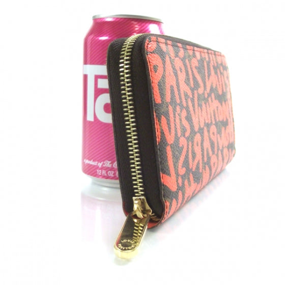 Monogram Graffiti Zippy Wallet Orange