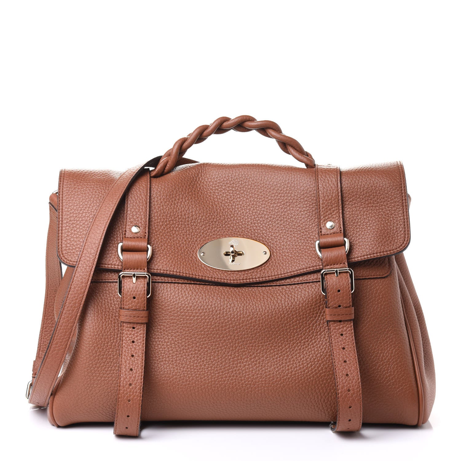 Mulberry Heavy Grain Oversized Alexa Chestnut 1 of 4