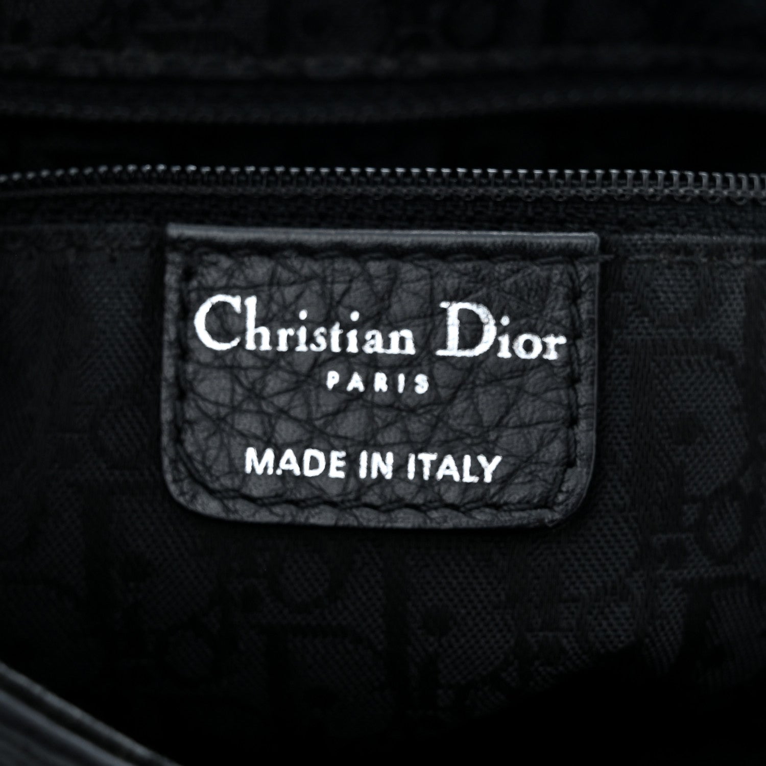 Christian Dior Pebbled Calfskin Mini Gaucho Crossbody Bag Black 6 of 15