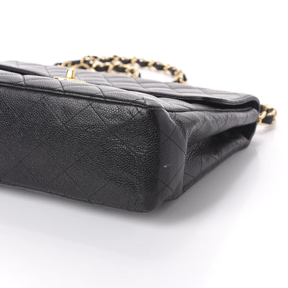 Chanel Caviar Quilted Jumbo Single Flap Black 6 of 8