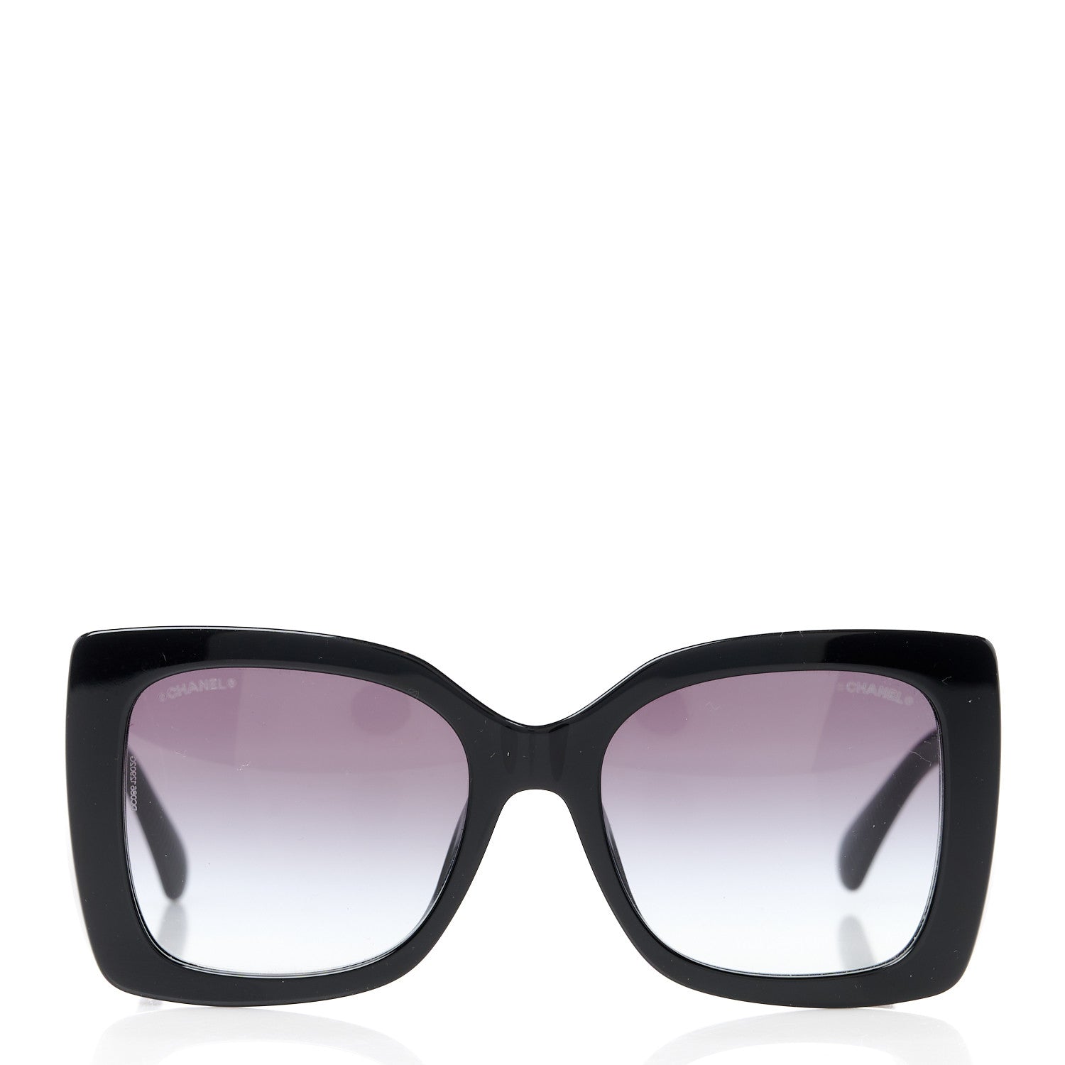 Chanel Square Polarized CC Sunglasses 5494-A Black 2 of 7