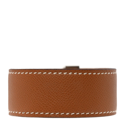 Hermes Epsom Collier De Chien CDC 24 Bracelet T1 Gold 3 of 6