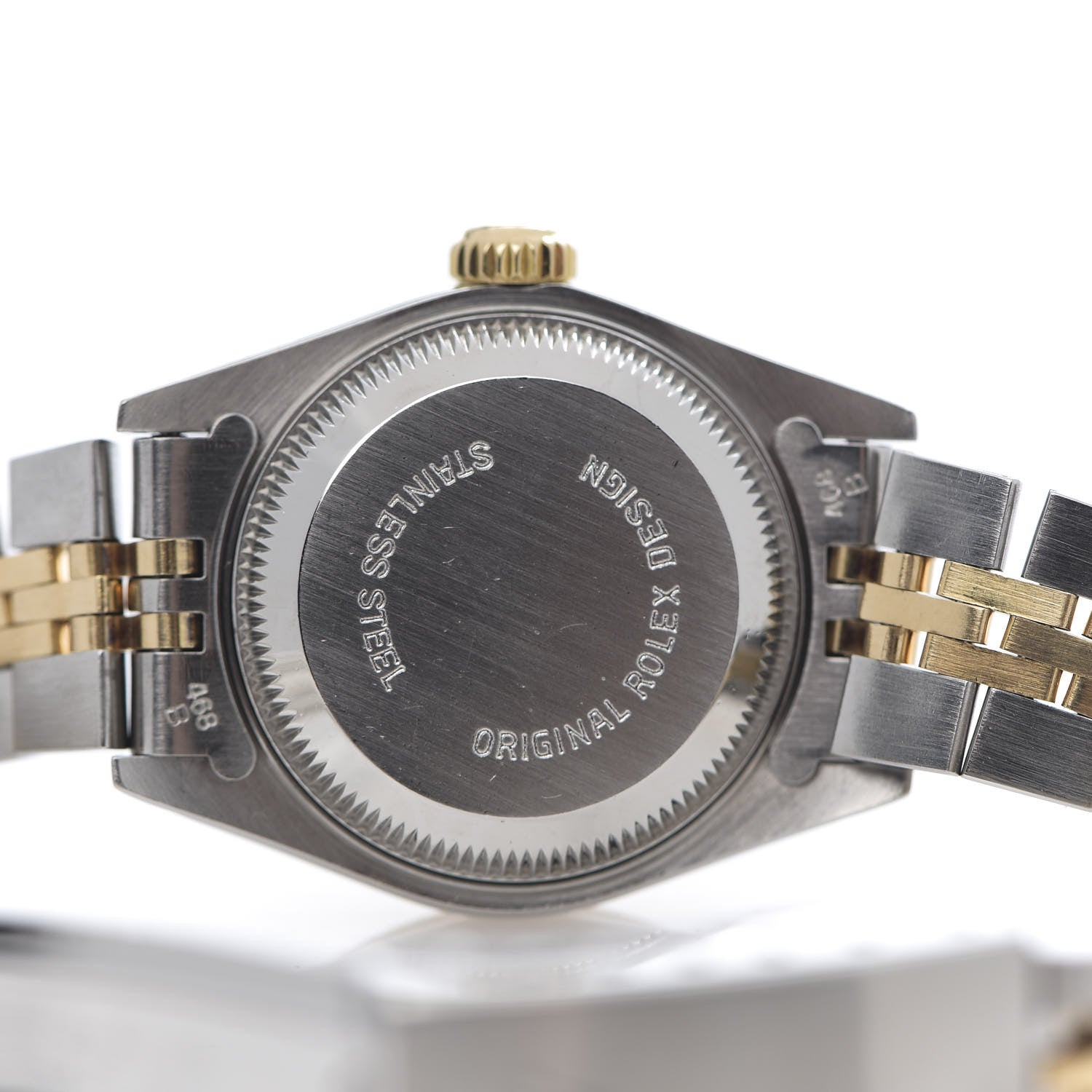 Rolex Stainless Steel 18K Yellow Gold 26mm Oyster Perpetual Datejust Watch Champagne 69173 5 of 5