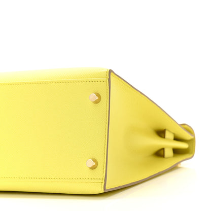 Hermes Epsom Kelly Sellier 32 Lime 10 of 11