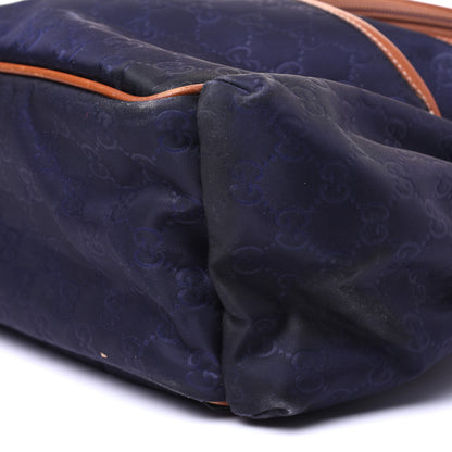 Gucci Nylon Monogram Light Diaper Bag Blue 7 of 14