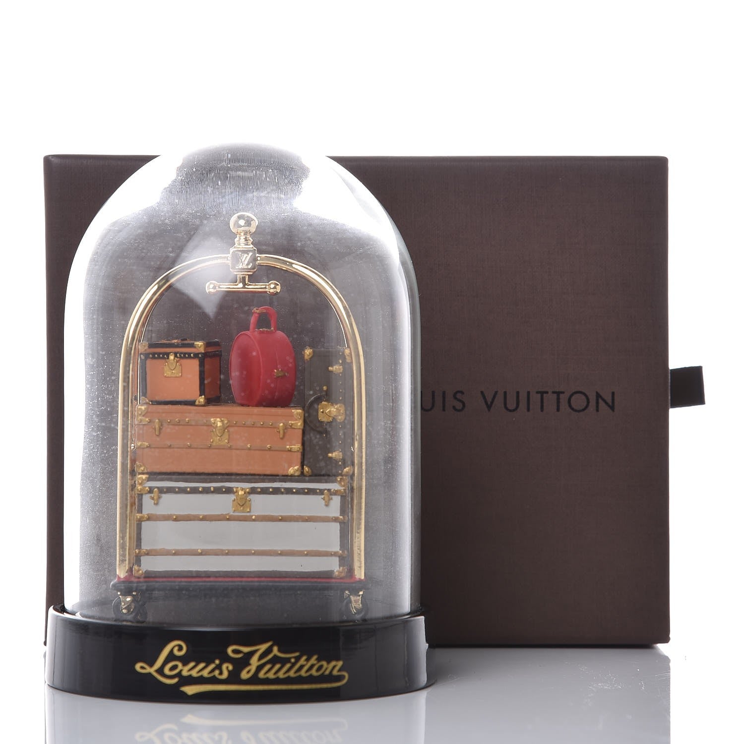 Louis Vuitton Glass Porters Trolley Dome Globe Boule 6 of 6