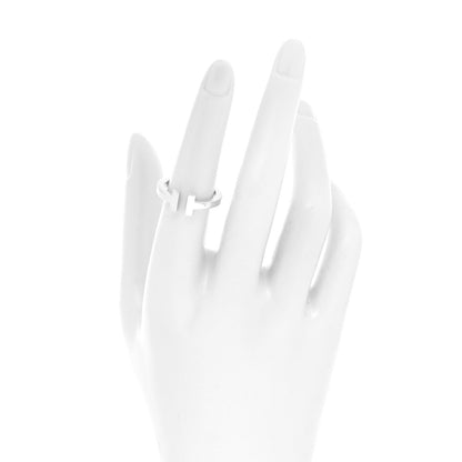 Tiffany Sterling Silver T Square Ring 53 6.5 2 of 4