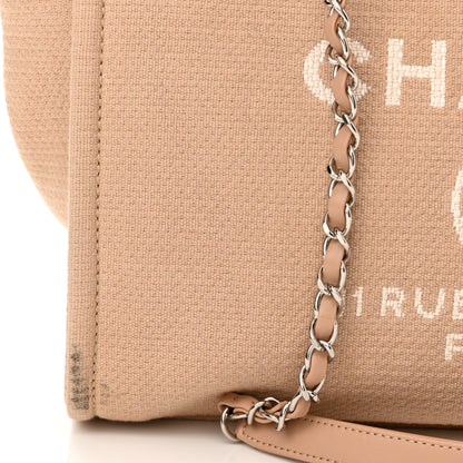 Chanel Mixed Fibers Small Deauville Tote Beige 13 of 13
