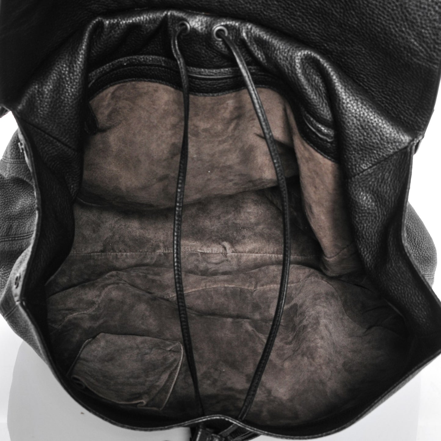 Cervo Intrecciato Flap Hobo Nero Black