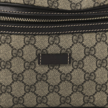 Gucci GG Supreme Monogram Belt Bag Dark Brown 8 of 12