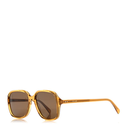 Celine Acetate Square Sunglasses CL40173I Yellow 1 of 6