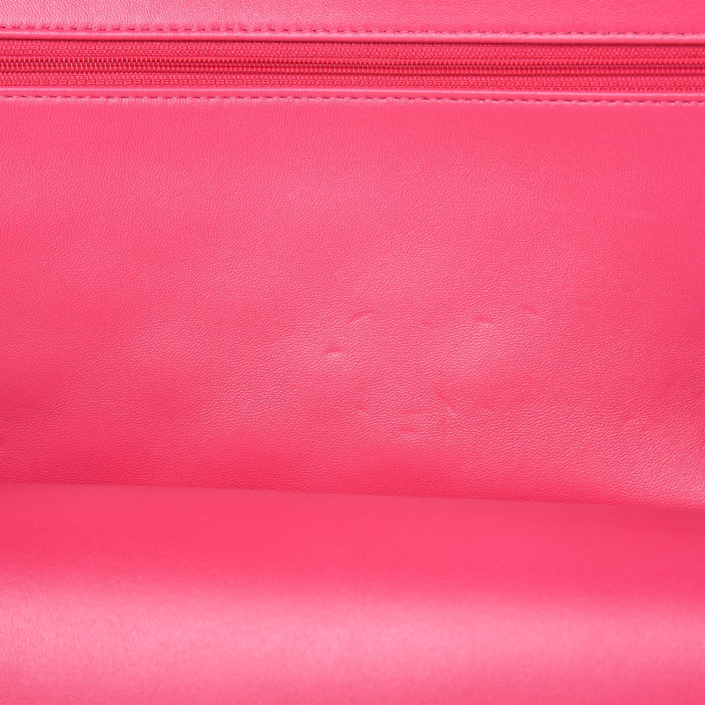 Lambskin Quilted Jumbo Double Flap Dark Pink