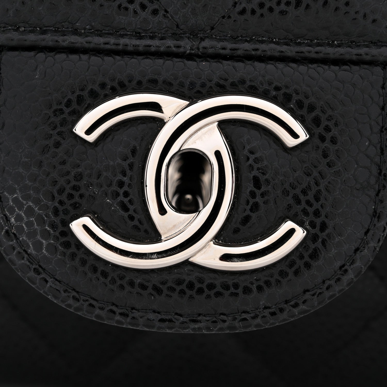 Chanel Caviar Quilted Maxi Double Flap Black 13 of 14