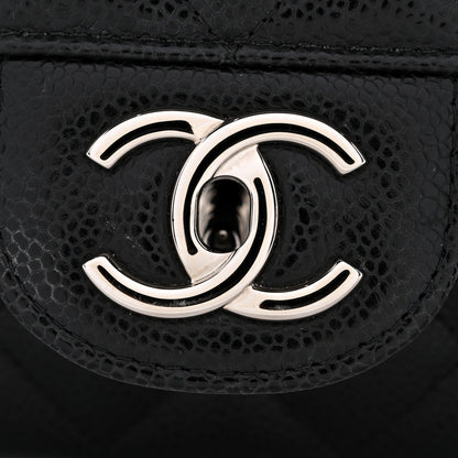 Chanel Caviar Quilted Maxi Double Flap Black 13 of 14