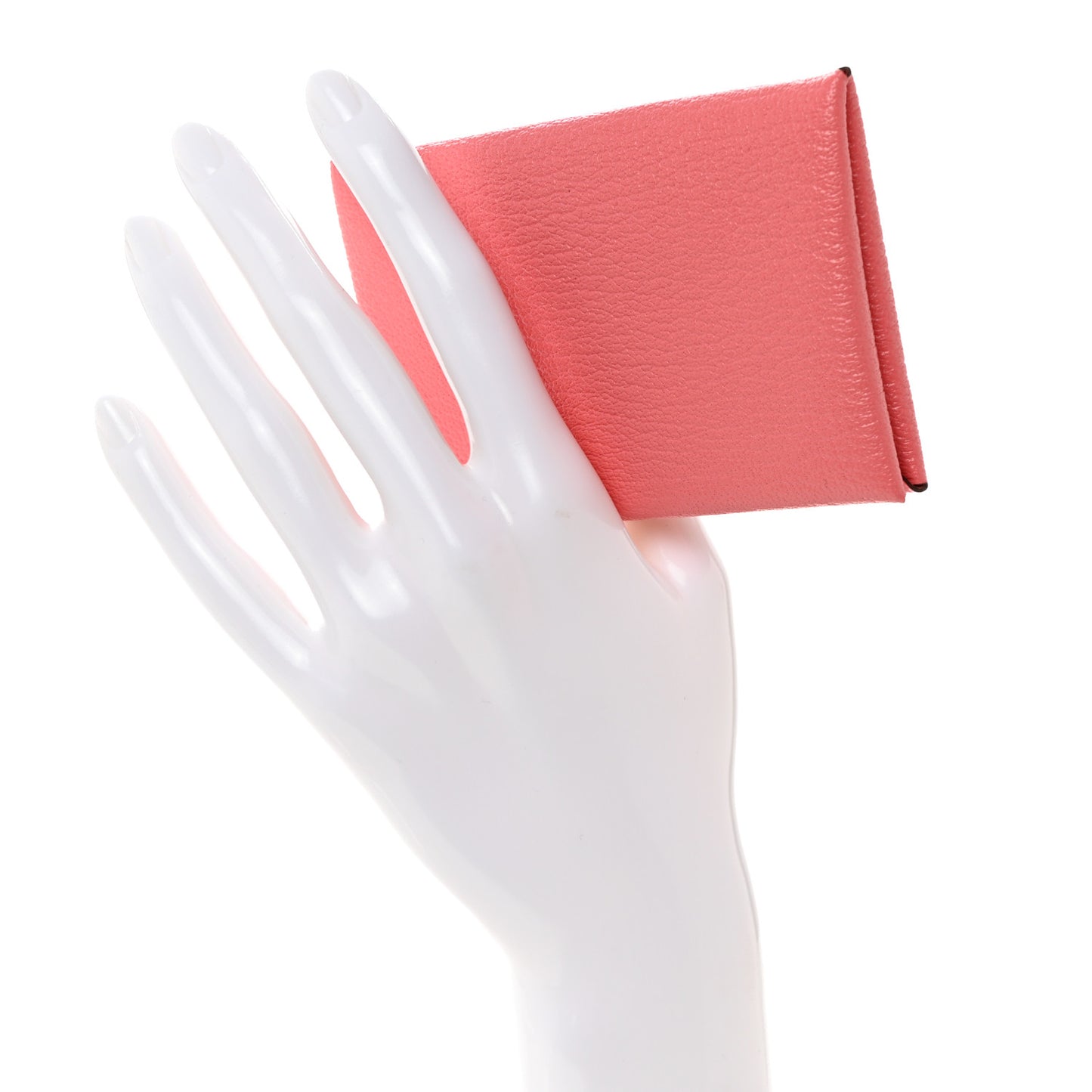 Chevre Mysore Calvi Card Case Rose Azalee
