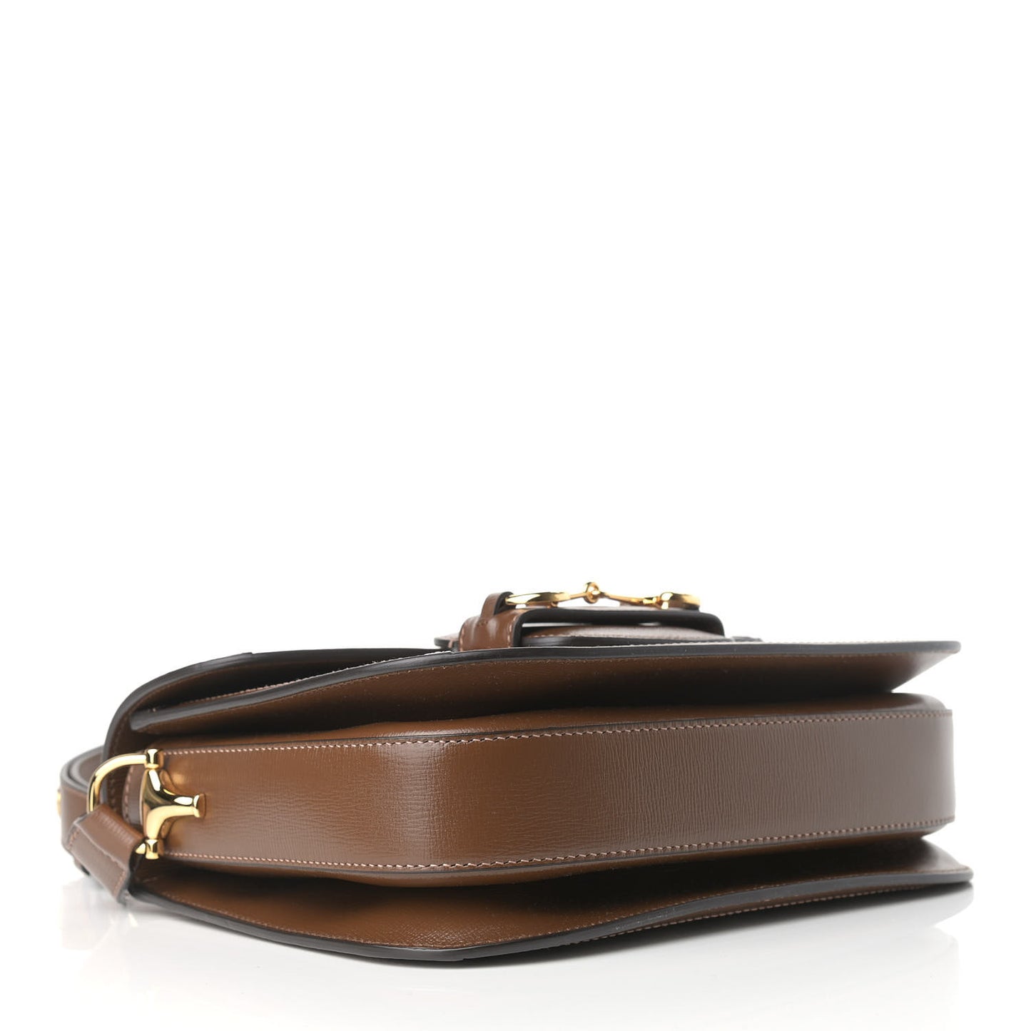 GG Supreme Monogram Horsebit 1955 Shoulder Bag Beige Brown Sugar
