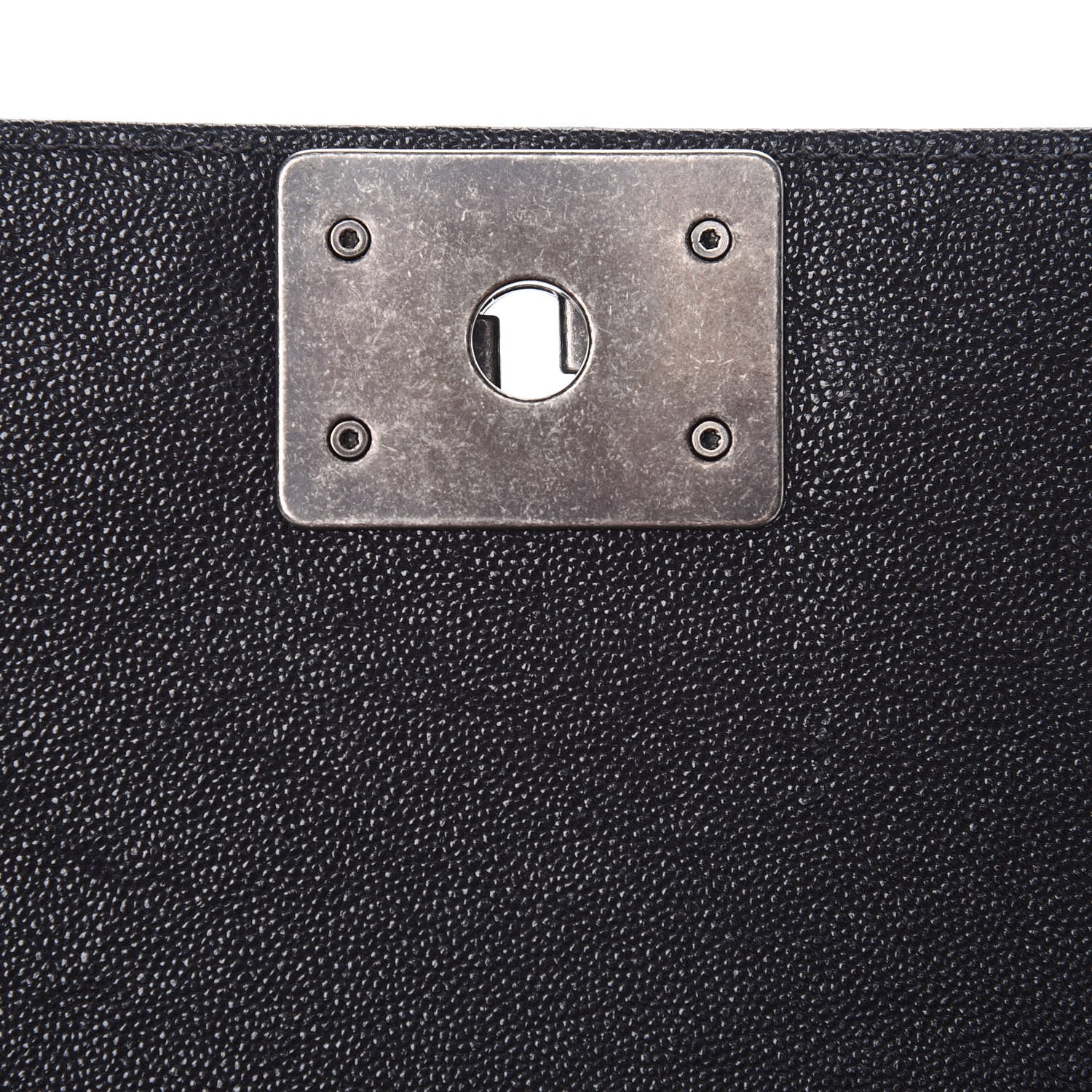 Chanel Caviar Quilted Medium Boy Flap Grey 8 of 10