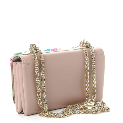 Valentino Garavani Nappa Crystal Va Va Voom Shoulder Bag Poudre 4 of 11