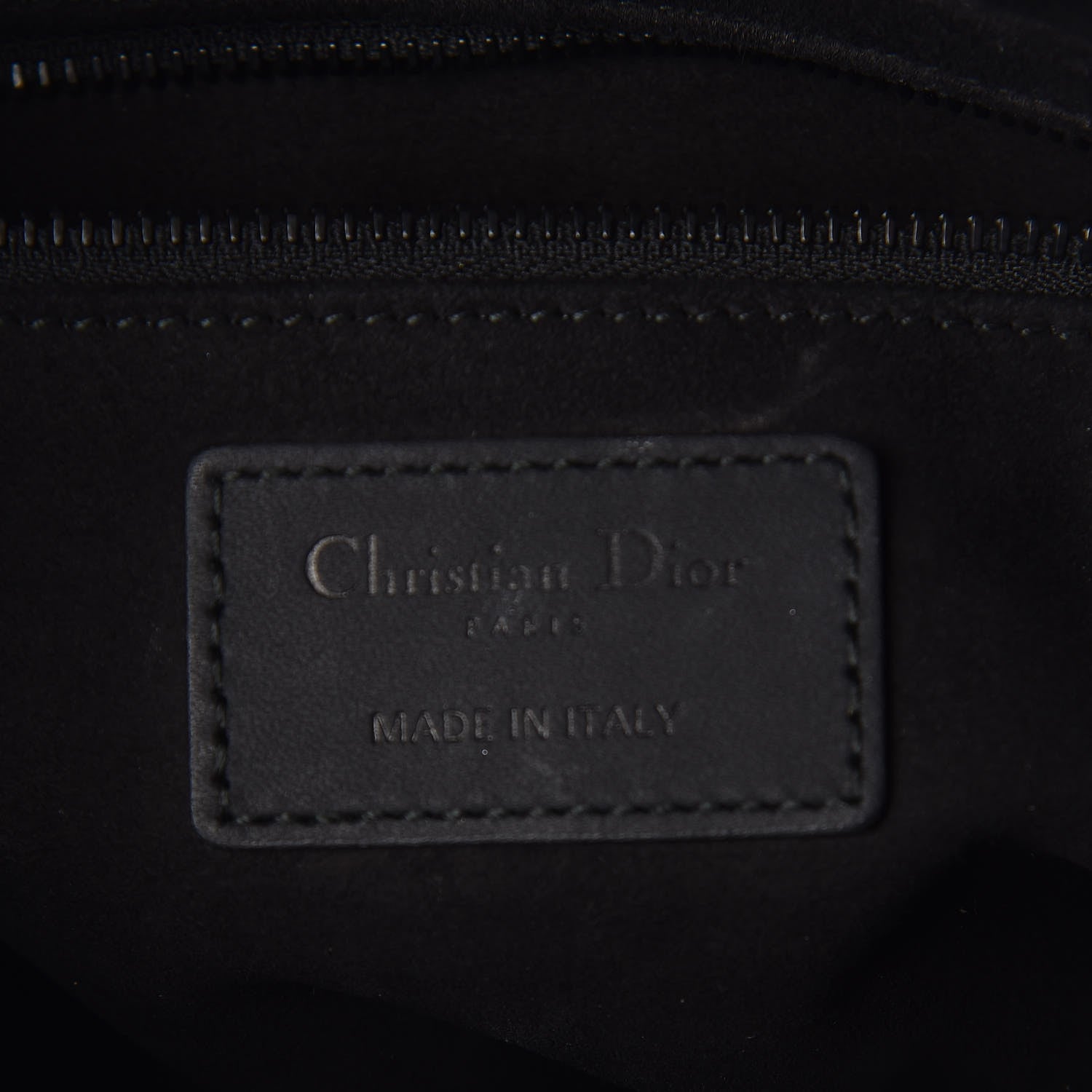 Christian Dior Ultra Matte Calfskin Cannage Medium Lady Dior Black 5 of 10
