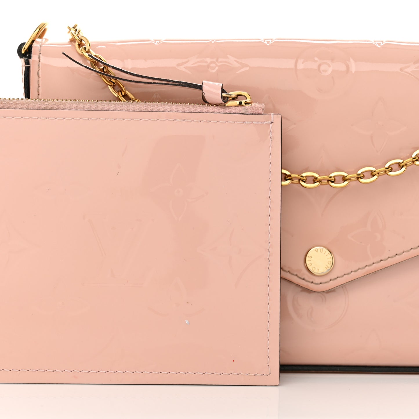 Vernis Felicie Chain Wallet Rose Ballerine