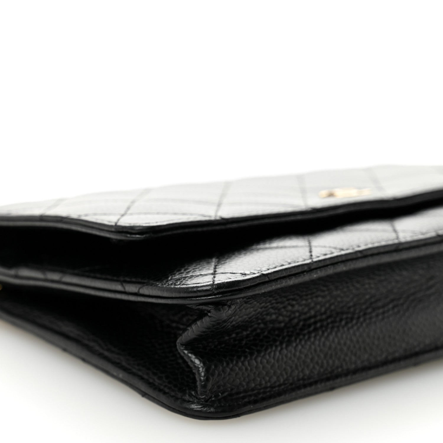 Chanel Caviar Quilted Wallet on Chain WOC Black 9 of 11
