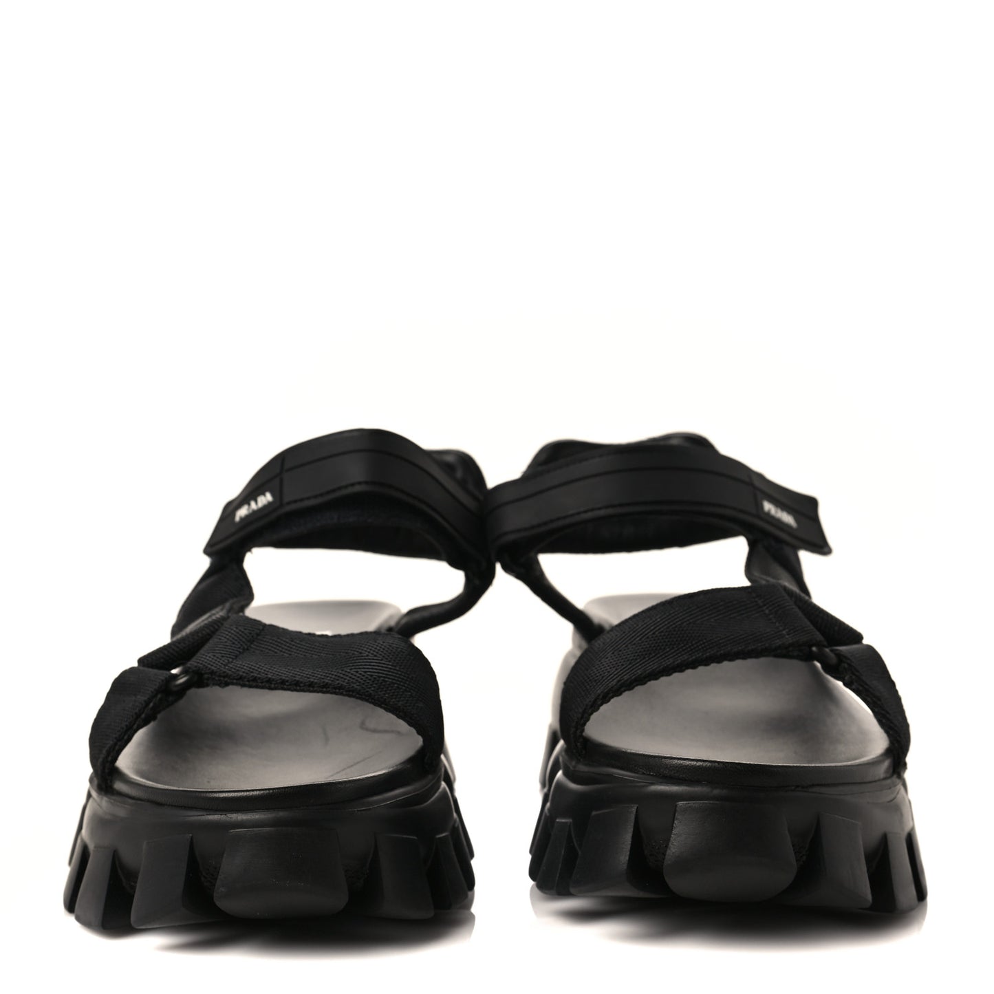 Rubber Nylon Velcro Womens Cloudbust Thunder 50mm Sandals 38.5 Black