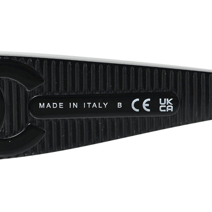 Chanel Acetate Shield Sunglasses 5495A Black 5 of 6