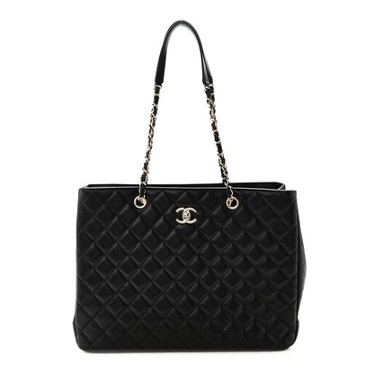 Chanel Caviar Quilted Large Classic Shopping Tote Black 1 of 10