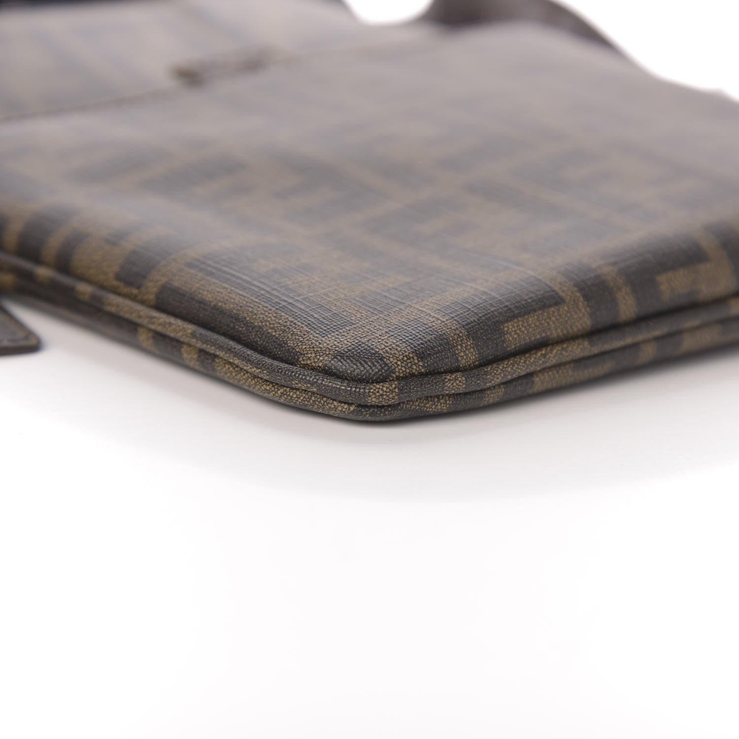 Fendi Zucca Spalmati Messenger Bag Tobacco 8 of 10