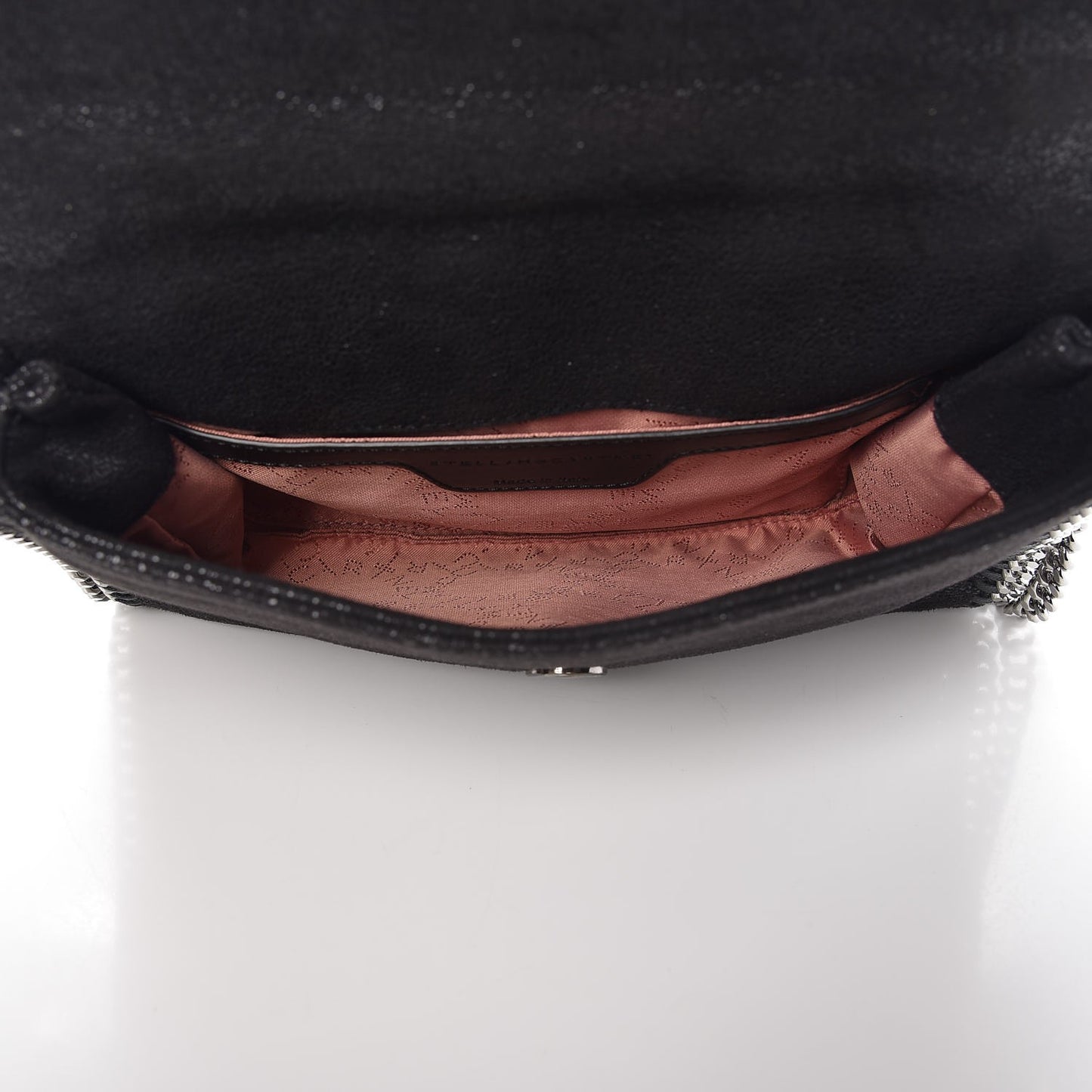 Shaggy Deer Beaded Flowers Falabella Messenger Black