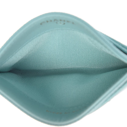 Chanel Caviar Quilted Card Holder Light Blue 5 of 8