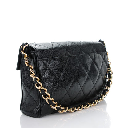 Chanel Caviar Quilted Medium Single Flap Black 3 of 8