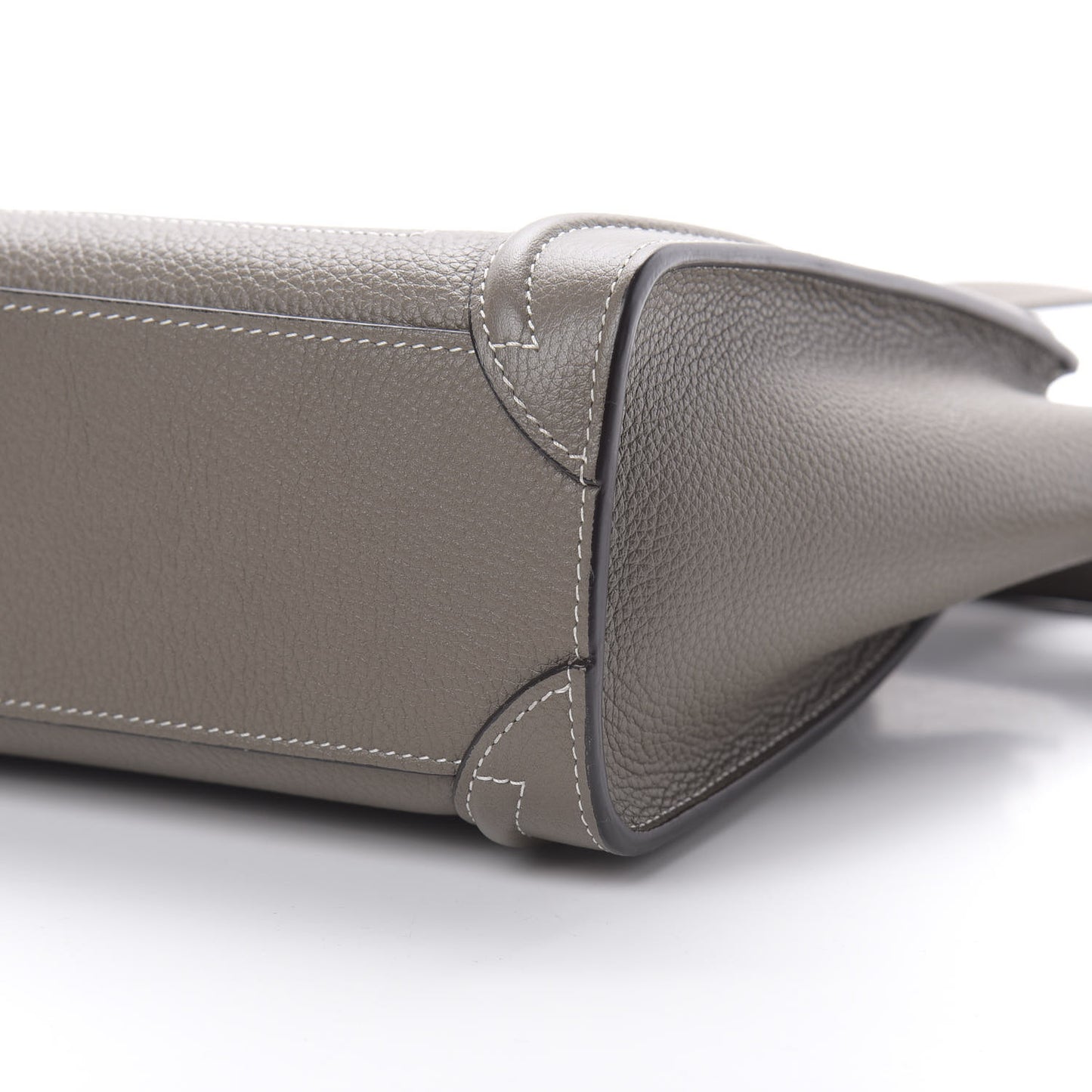 Drummed Calfskin Nano Luggage Souris