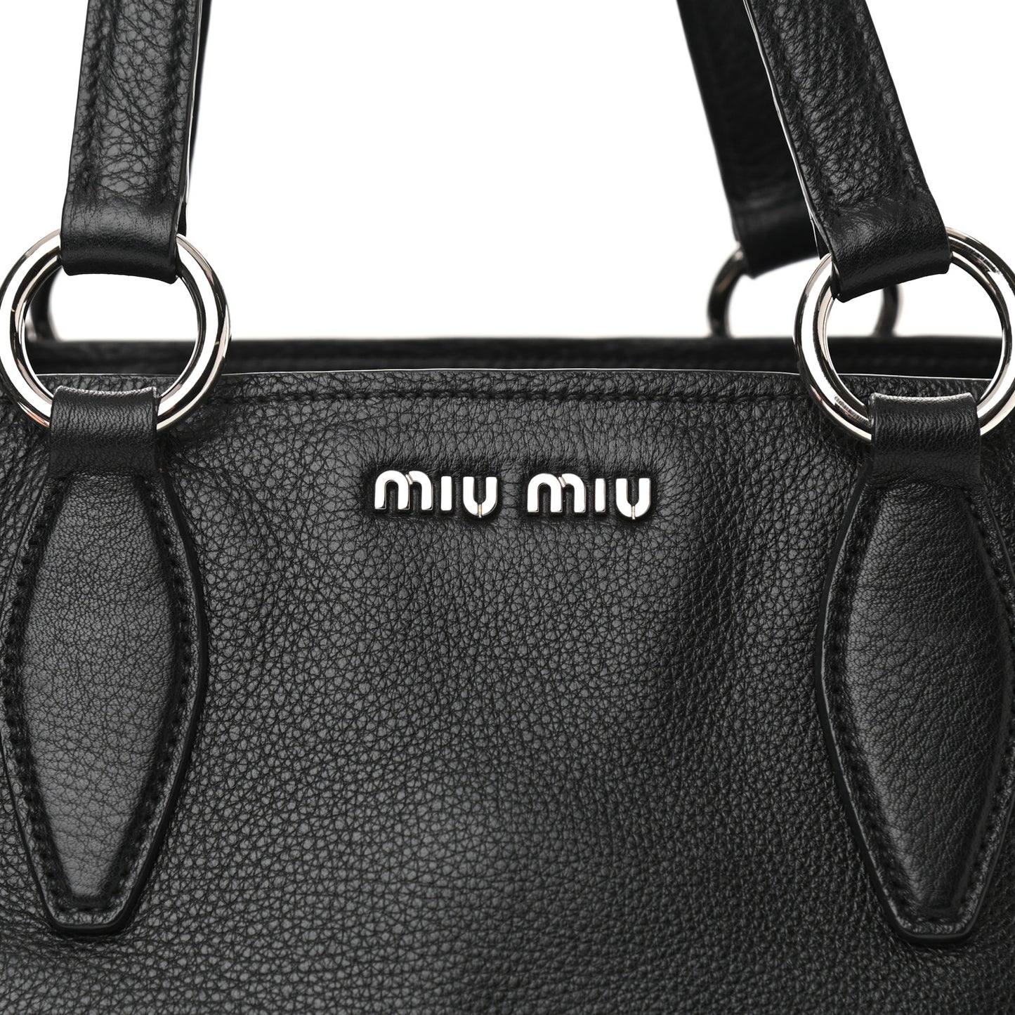 Vitello Phenix Shopping Tote Black