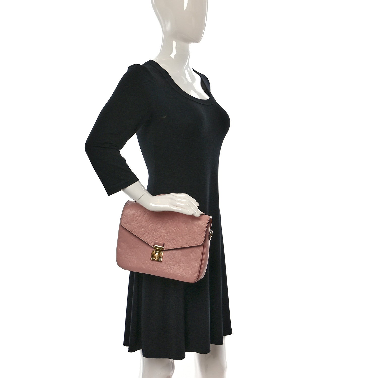 Louis Vuitton Empreinte Pochette Metis Rose Poudre 2 of 11