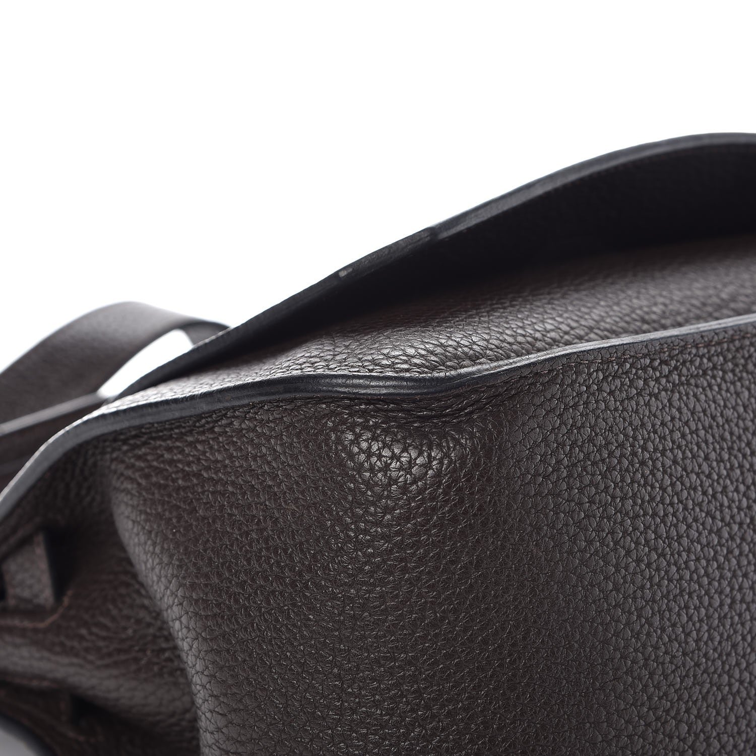Hermes Taurillon Clemence Jypsiere 28 Chocolate 10 of 16