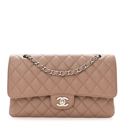 Chanel Caviar Quilted Medium Double Flap Beige 1 of 10