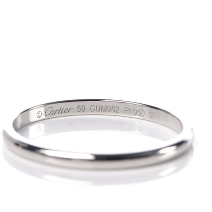 Cartier Platinum 2mm 1895 Wedding Band Ring 59 8.75 4 of 6