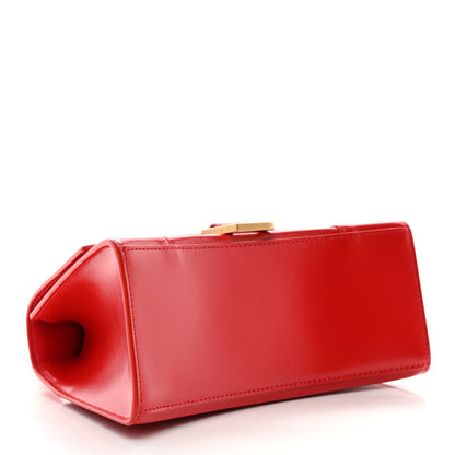 Balenciaga Shiny Box Calfskin Small Hourglass Top Handle Bag Bright Red 4 of 10