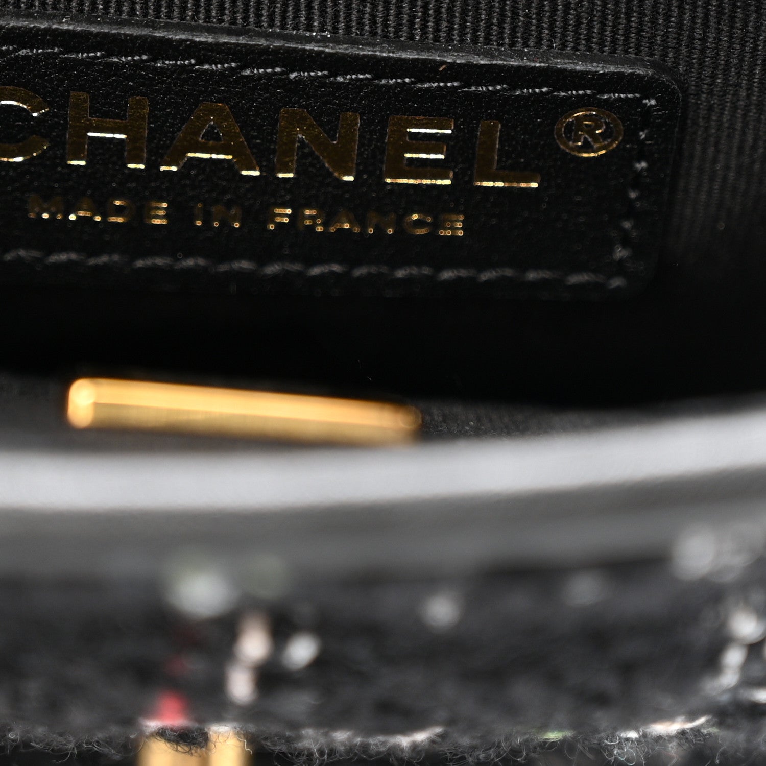Chanel Tweed Calfskin School Memory Mini Top Handle Flap Black White Red Green Beige 6 of 10