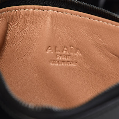 Alaia Calfskin Laser Cut Petale Tote Black 8 of 18