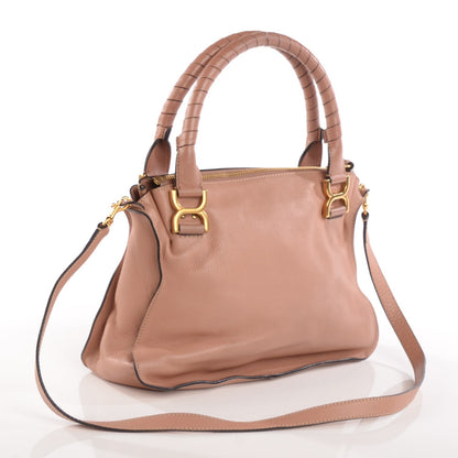 Chloe Calfskin Medium Marcie Satchel Nude 4 of 10