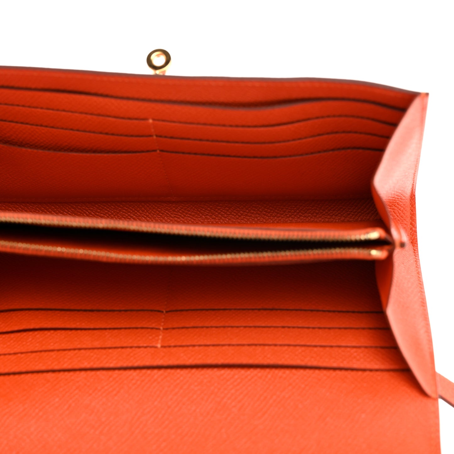 Epsom Kelly Longue Wallet Orange