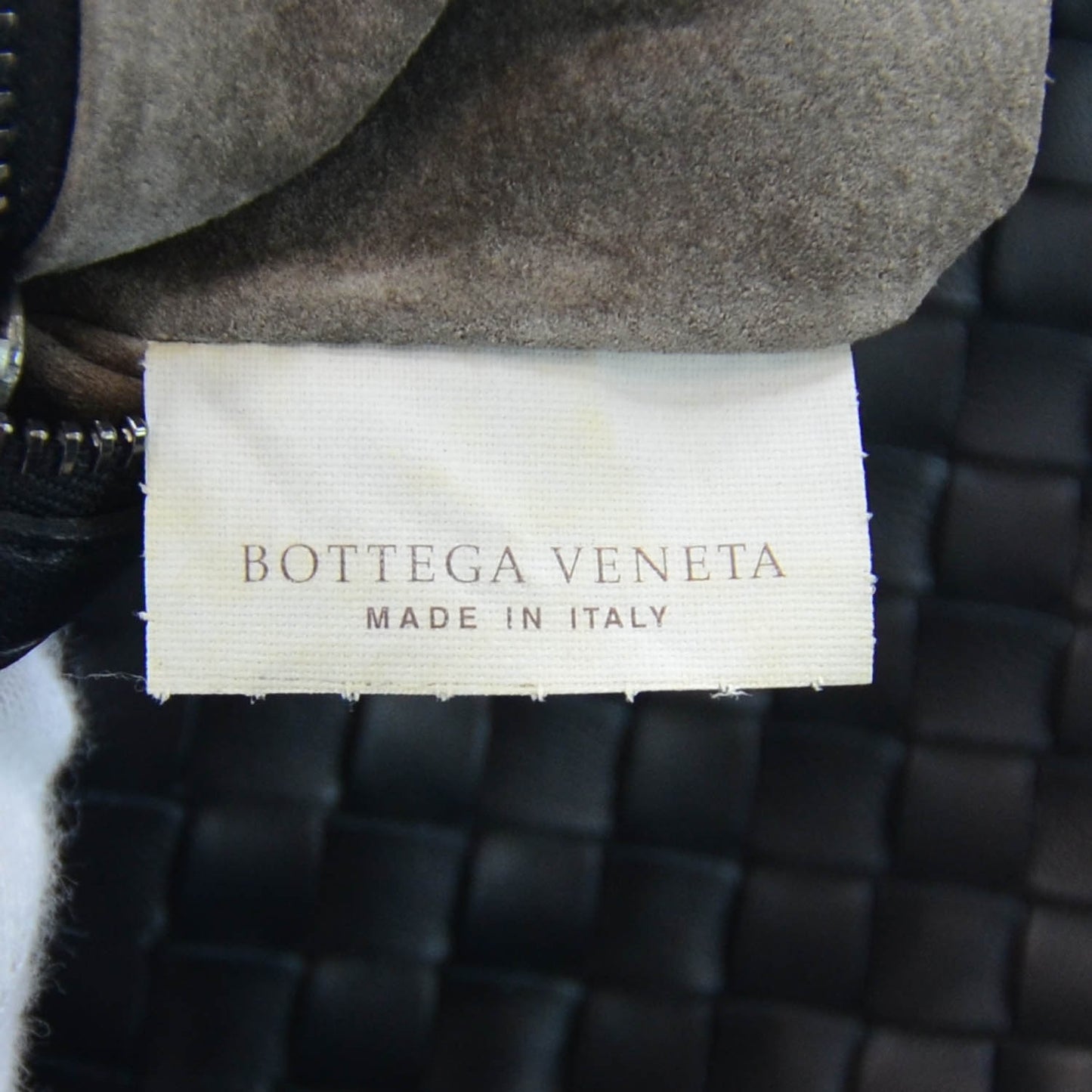 Nappa Intrecciato Large Veneta Nero Black